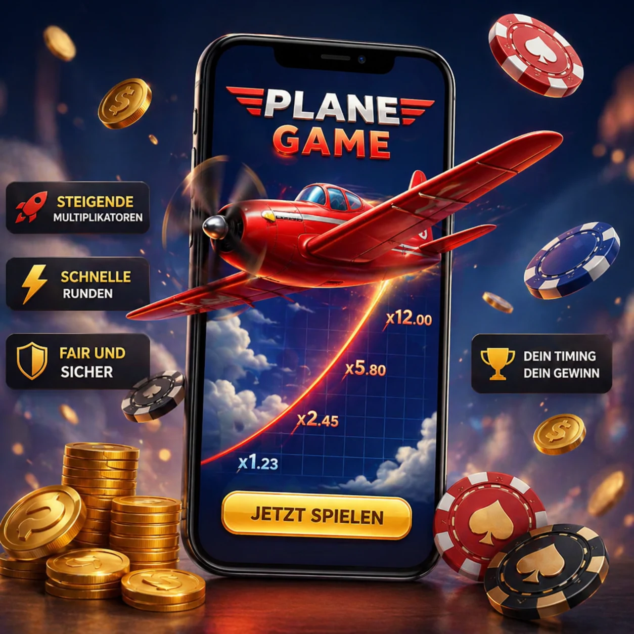 Was ist ein Plane Game Glücksspiel?